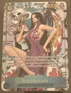 Boa Hancock The Seven Warlords Of The Sea-One Piece Foil Art English PROXY Card - Image 1