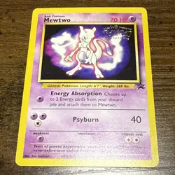 Pokemon TCG Mewtwo #3 WB Kids Presents the First Movie Promo Card LP A1 - Image 1
