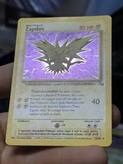 Articuno 2/62 Zapdos 15/62 Fossil 1999 COSMOS Holo Rare WOTC Lot Pokemon Card - Image 5