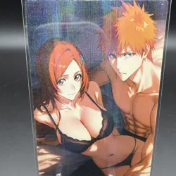 Orihime & Ichigo Anime Waifu Card Doujin ACG Goddess Holo - Image 2