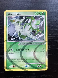 Pokemon TCG Arceus AR2 Platinum Holo Rare Card Near Mint - Image 1