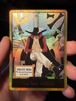 DON!! Card Gold Frame Mihawk OP14 ONE PIECE Seven Warlords of the Azure Ocean NM - Image 1
