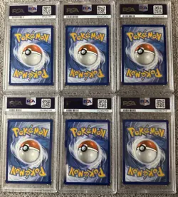 6 PSA Graded Pokemon Card Slab Pikachu Alakazam Chameleon Lot - Image 2