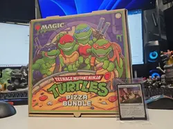 TMNT Magic The Gathering Pizza Bundle Box And Promo Card NYCC Exclusive 2025 - Image 1