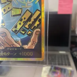 DON !! Card Gold Frame Trafalger Law ONE PIECE Card The Best PRB-01 Japanese - Image 4