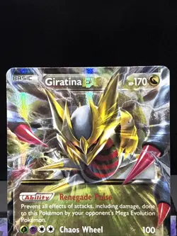 Pokemon Card Giratina EX 57/98 Ultra Rare XY Ancient Origins Light Play - Image 2