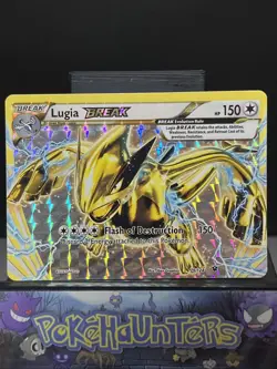 Pokemon Card Lugia Break 79/124 Fates Collide Ultra Rare Holo Light Played - Image 1