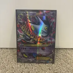 Pokemon M Gengar EX Mega Evolution XY166 Promo Holo Card XY TCG - Image 1