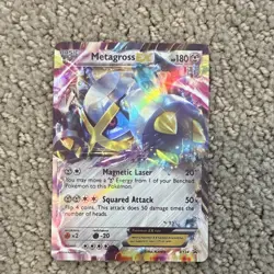 Pokemon Metagross Promo EX Holo XY34 Rare Metal XY TCG Card 2014 English Pokemon - Image 1
