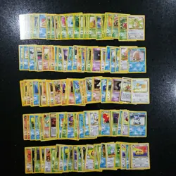 WOTC Pokemon Base Set Card Lot 100+ LP-HP Vintage • Actual Cards Shown - Image 1