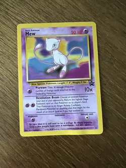 Pokemon Card Mew Black Star Promo 8 LP - Image 1