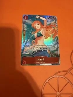 Nami Parallel OP01-016 Errata Romance Dawn One Piece Card Game - Image 1