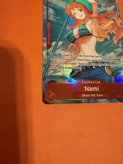 Nami Parallel OP01-016 Errata Romance Dawn One Piece Card Game - Image 2