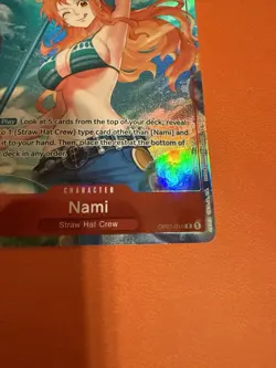 Nami Parallel OP01-016 Errata Romance Dawn One Piece Card Game - Image 3