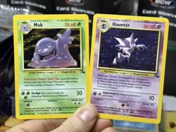 Haunter 6/62 Muk 13/62 Fossil 1999 Holo Rare WOTC Lot Pokemon Card TCG - Image 1