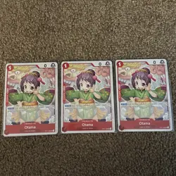 Pre Errata Otama (Lot of 3) OP01-006 Romance Dawn - One Piece Card - Near Mint. - Image 1