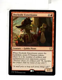 MTG SkeenAB Dockside Extortionist from Commander 2019. NM. - Image 1