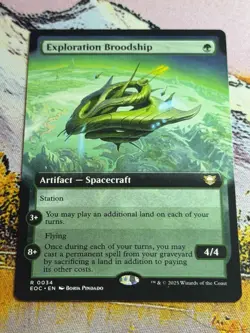 Exploration Broodship Extended Art Edge of Eternities] NM MTG R0034 - Image 3