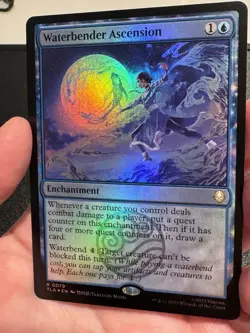 MTG FOIL Waterbender Ascension - Avatar: The Last Airbender #079 - Image 5