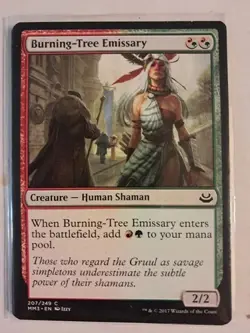 x4 Burning-Tree Emissary Modern Masters 2017 Magic The Gathering Mtg - Image 1