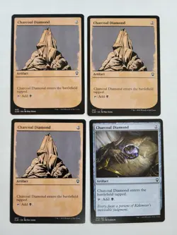 4 CHARCOAL DIAMOND ~ NM ~ Magic the Gathering MTG - Commander Legends - Image 1