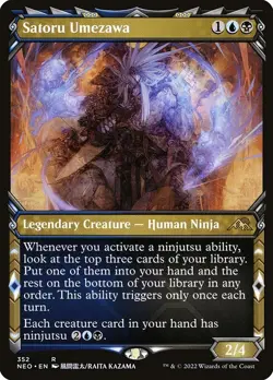 Satoru Umezawa-Kamigawa: Neon Dynasty-Showcase-Foil-352-LP - Image 1