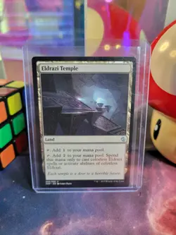 Eldrazi Temple Magic The Gathering Zendikar Vs Eldrazi Regular Land Uncommon LP - Image 1