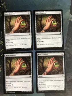 4x Moss Diamond, MTG Commander Legends, NM/Never Played, Complete Set! - Image 1
