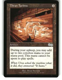 Magic the Gathering - Urza's Saga Thran Turbine 311 Uncommon 1998 - Image 1
