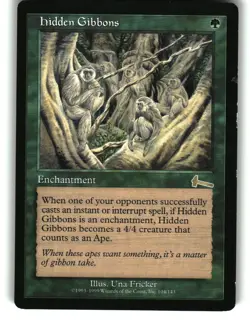 Magic The Gathering - Urza's Legacy Hidden Gibbons 104 Rare 1999 - Image 1