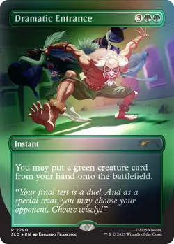 Dramatic Entrance (Rainbow Foil) #2290 MTG Secret Lair Drop Avatar - Image 1