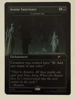 Avatar Sanctuary - Cryptolith Rite - Rainbow Foil - Secret Lair MTG - Image 1