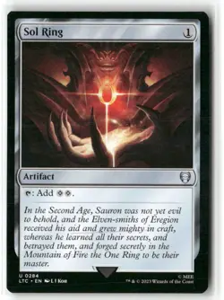 Sol Ring Commander: the Lord of the Rings: Tales of Middle-Earth Regular - Image 1