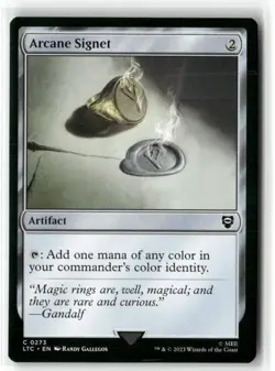 Arcane Signet Commander: the Lord of the Rings: Tales of Middle-Earth Regular - Image 1