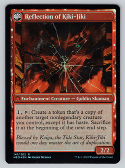 Fable of the Mirror-Breaker FOIL 141 - Kamigawa: Neon Dynasty MTG - Image 2