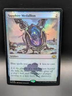 MTG - Sapphire Medallion - FOIL - Artifact - MH3 #296 - Rare - NM - Image 1