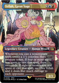 Tellah, Great Sage (Borderless Foil) - 0349 - Final Fantasy - MTG - NM/M - Image 1