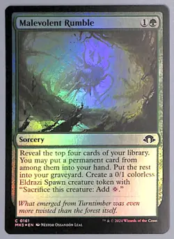 Malevolent Rumble - Foil - 161 - Modern Horizons 3 (MH3) MTG - Image 1