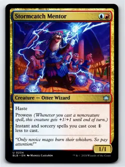 Stormcatch Mentor U Bloomburrow # 234 NM Normal - Image 1