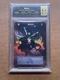 Sorcery: Contested Realm Witch Promo Alpha Investments PCG 9.5 - Image 1