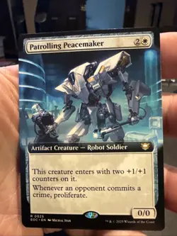 Patrolling Peacemaker (Extended Art) Commander Edge of Eternities Regular 25 NM - Image 1