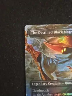 The Destined Black Mage (Borderless) Commander: Final Fantasy Foil - Image 2