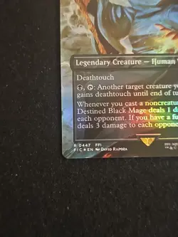 The Destined Black Mage (Borderless) Commander: Final Fantasy Foil - Image 5