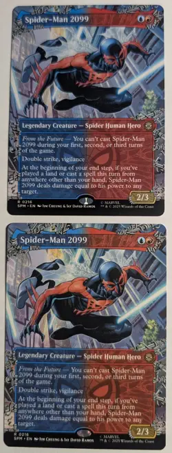 Spider-Man 2099 Borderless x1 Marvel's Spider-Man MTG Magic the Gathering LP/NM - Image 3
