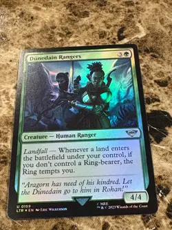 DUNEDAIN RANGERS Magic MTG Lord of the Rings Foil - Image 1