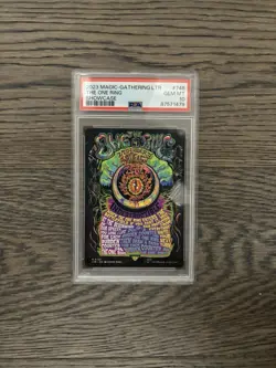 PSA 10 MTG Lord of the Rings The One Ring 748 Borderless Poster NON-FOIL LOW POP - Image 1