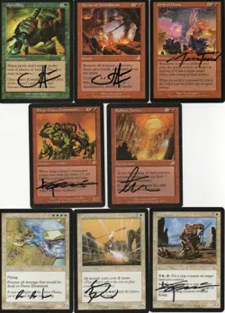NEAR-COMPLETE MTG M:tG SCOURGE Set - 40 RARES! - with 47 SIGNED by 14 ARTISTS! - Image 2