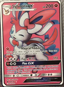 Sylveon GX 140/145 - Hidden Fates - NM - Pokemon Card - Image 1