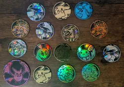 Pokemon TCG Coin Lot Charizard Pikachu Umbreon Alolan Ninetales Jumbo Crobat - Image 1