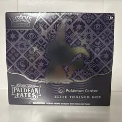 Pokemon Center Exclusive Paldean Fates ETB Sealed w/ Acrylic Case🔥 - Image 2